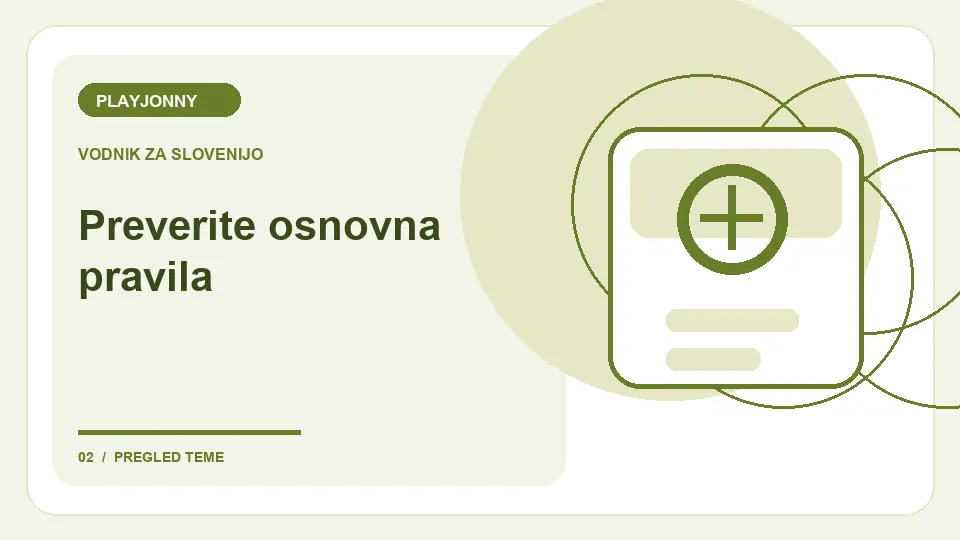 Bonusna koda: Preverite osnovna pravila – ilustracija za pregled pogojev