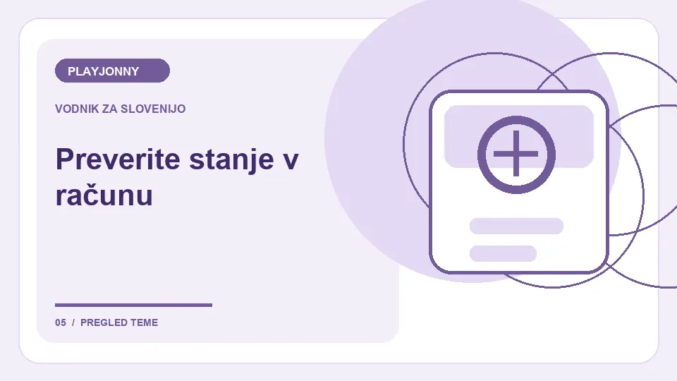 Bonusna koda: Preverite stanje v računu – ilustracija za pregled pogojev