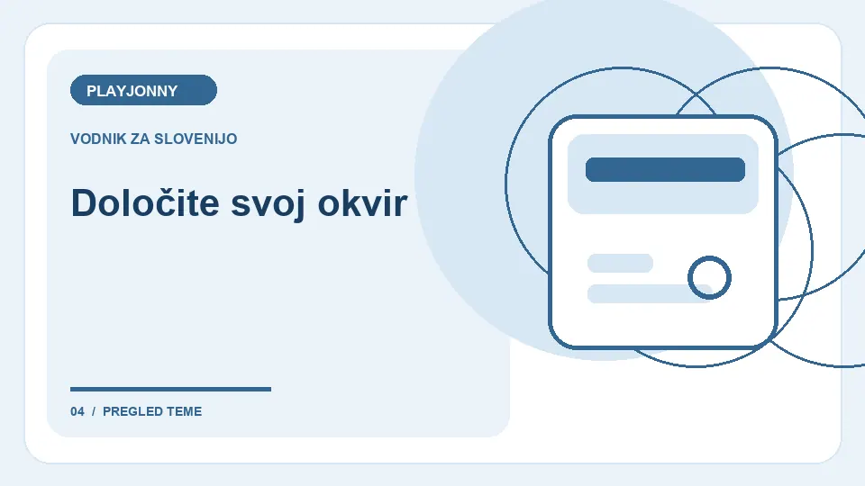 Bonus za ponovni polog: Določite svoj okvir – ilustracija za pregled plačil