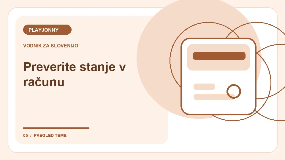 Bonus za ponovni polog: Preverite stanje v računu – ilustracija za pregled plačil