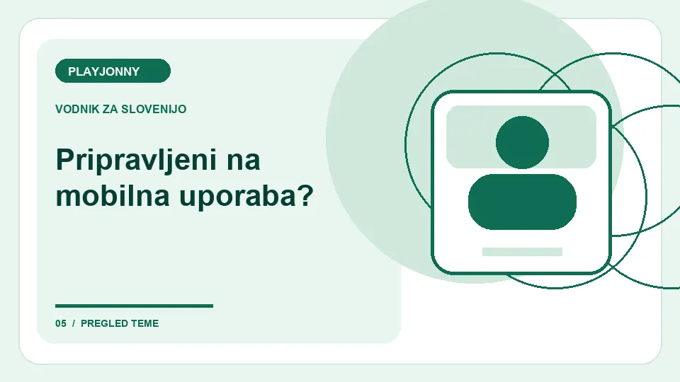 Mobilna uporaba: Pripravljeni na mobilna uporaba? – ilustracija za pregled računa