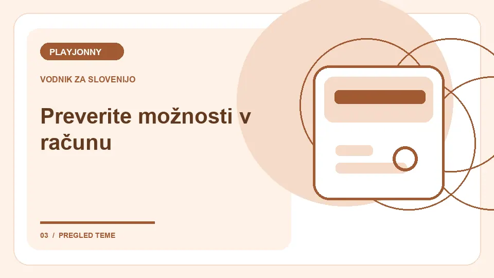 Načini plačila PLAYJONNY: Preverite možnosti v računu – ilustracija za pregled plačil