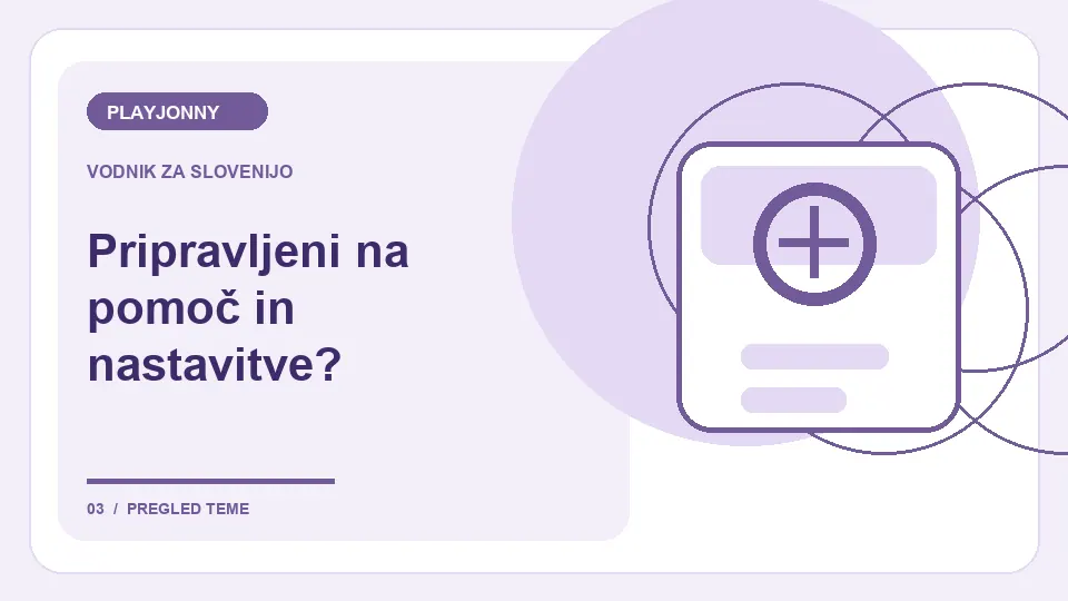 Pomoč in nastavitve: Pripravljeni na pomoč in nastavitve? – ilustracija za pregled pogojev