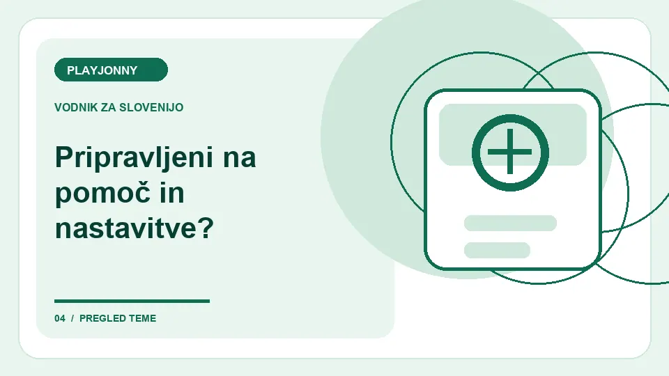 Pomoč in nastavitve: Pripravljeni na pomoč in nastavitve? – ilustracija za pregled pogojev