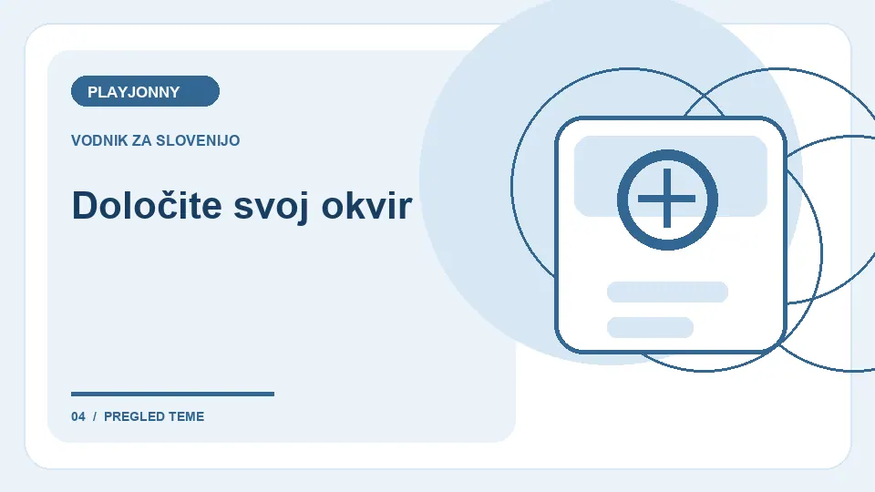 Premor od igranja: Določite svoj okvir – ilustracija za pregled pogojev