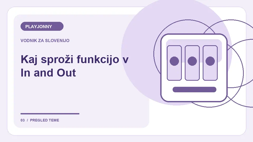 In and Out: kako deluje igralni avtomat: Kaj sproži funkcijo v In and Out – ilustracija za pregled iger