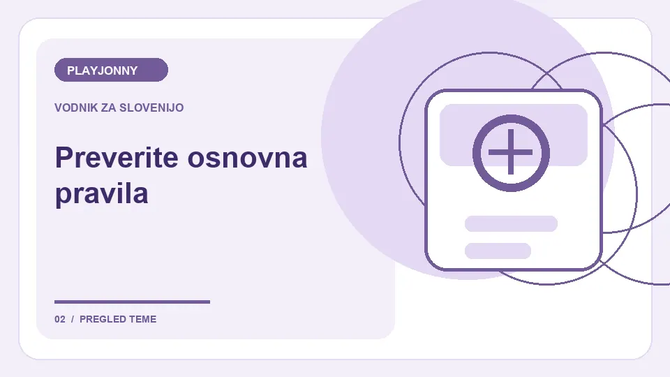 Pogosta vprašanja: Preverite osnovna pravila – ilustracija za pregled pogojev
