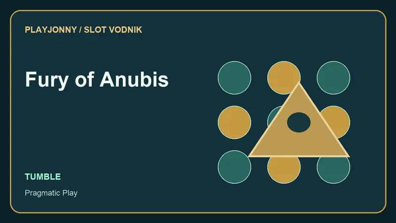 Fury of Anubis: motiv egipčanska podzemna dvorana